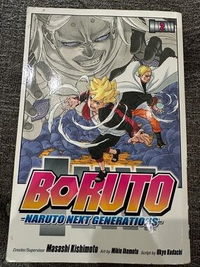 Boruto: Naruto Next Generations Volume 2 - Graphic Novel (White, Pink, Orange)